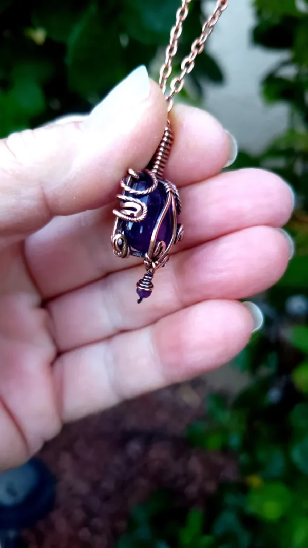 🔮 AMAIYA 🔮 Amethyst Pendant - Image 2