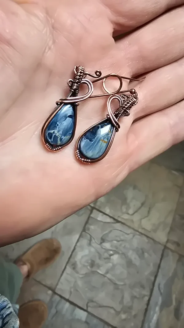 Pietersite 💨 Earrings - Image 5